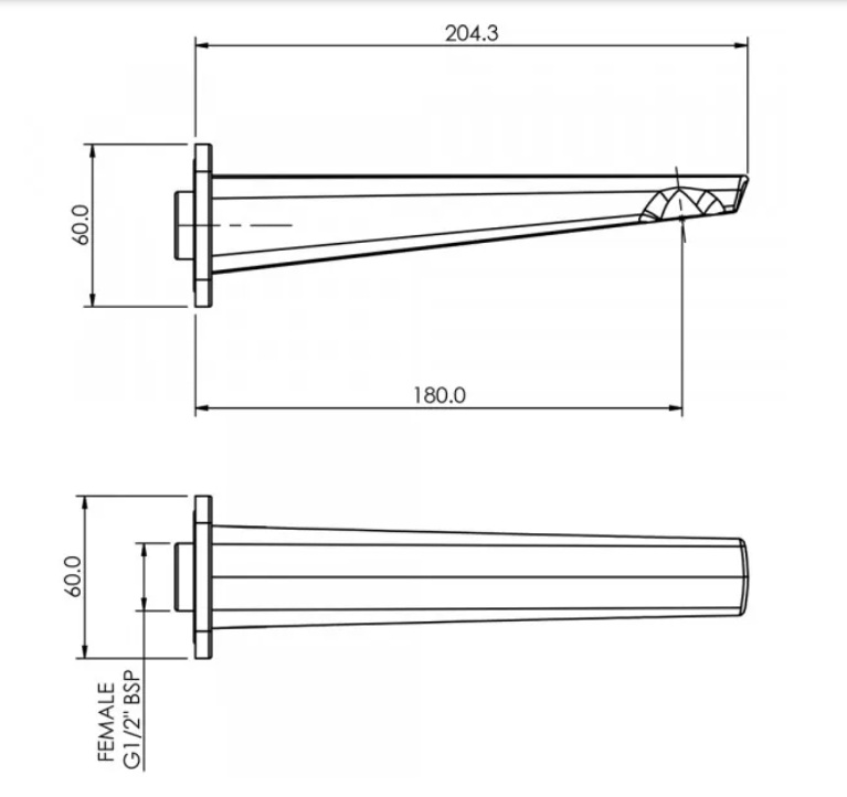 Axiss II Bath Spout