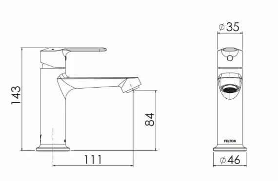 Slique Basin Mixer